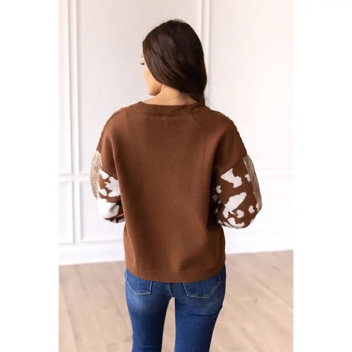 Festive Fawn Sweater