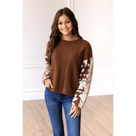 Festive Fawn Sweater
