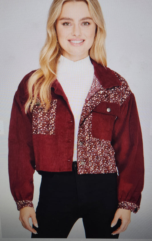 Curduroy Crop Jacket