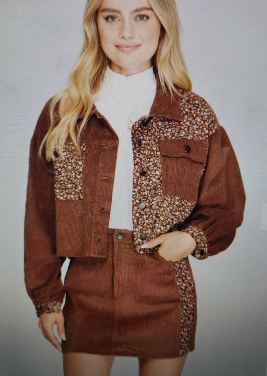 Curdoroy Crop Jacket